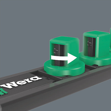 Wera 9607 Magnetic rail B Impaktor 1, 10 pieces