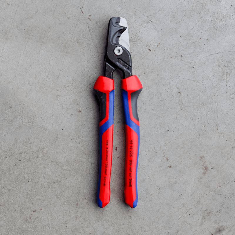 Knipex 95 12 225 StepCut® XL Cable shears with step cut - Tool Monster