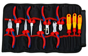 Knipex 11 Piece Telecom Tool Kit In Tool Roll - 00 19 41 - Tool Monster