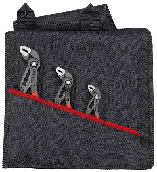 Knipex Cobra® 3 Piece Waterpump Plier Set (125, 180 & 250mm) - 00 19 55 S8 - Tool Monster