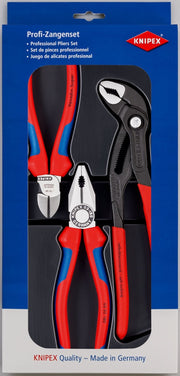 Knipex 3 Piece Plier Set - 00 20 09 V01 - Tool Monster