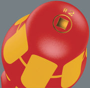 Wera 168 i VDE Insulated screwdriver for square socket head screws,  3 x 150 mm - Tool Monster