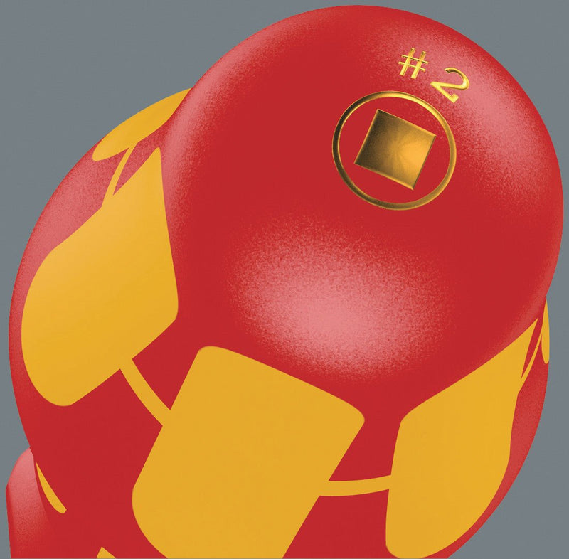 Wera 168 i VDE Insulated screwdriver for square socket head screws,  3 x 150 mm - Tool Monster