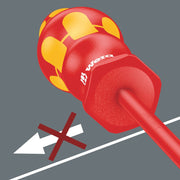 Wera 168 i VDE Insulated screwdriver for square socket head screws,  3 x 150 mm - Tool Monster