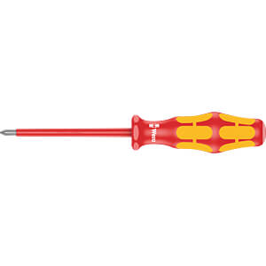 Kraftform Plus VDE 162i PH VDE Insulated Screwdriver for Phillips Screws, 1 x 80 mm Tool Monster