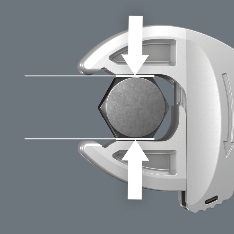 Wera 6004 Joker VDE M VDE - insulated, self - setting spanner, 13 - 16 x 1/2 - 5/8" x 190 mm - Tool Monster