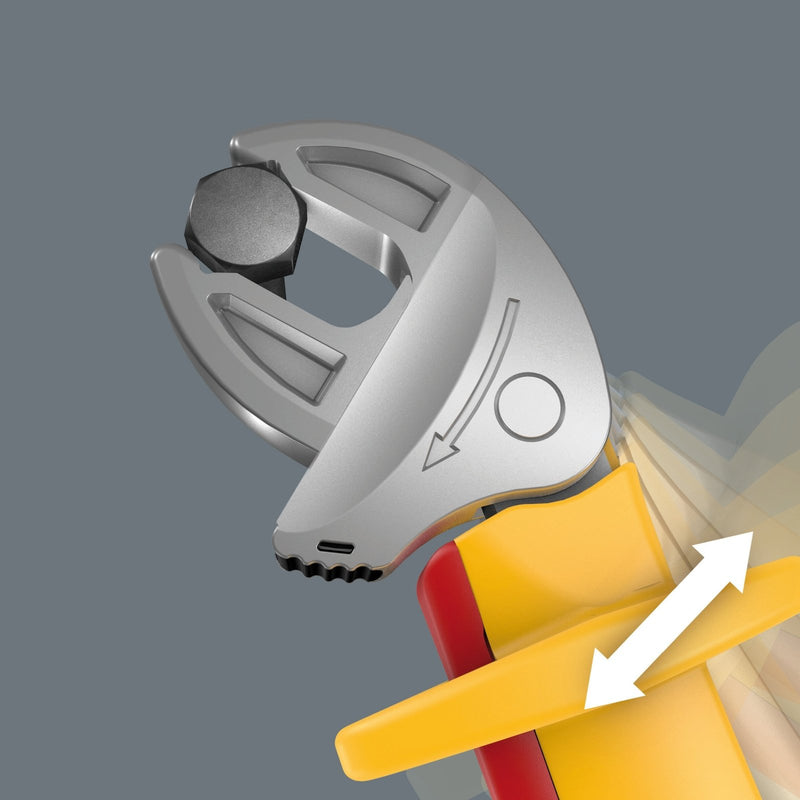 Wera 6004 Joker VDE M VDE - insulated, self - setting spanner, 13 - 16 x 1/2 - 5/8" x 190 mm - Tool Monster