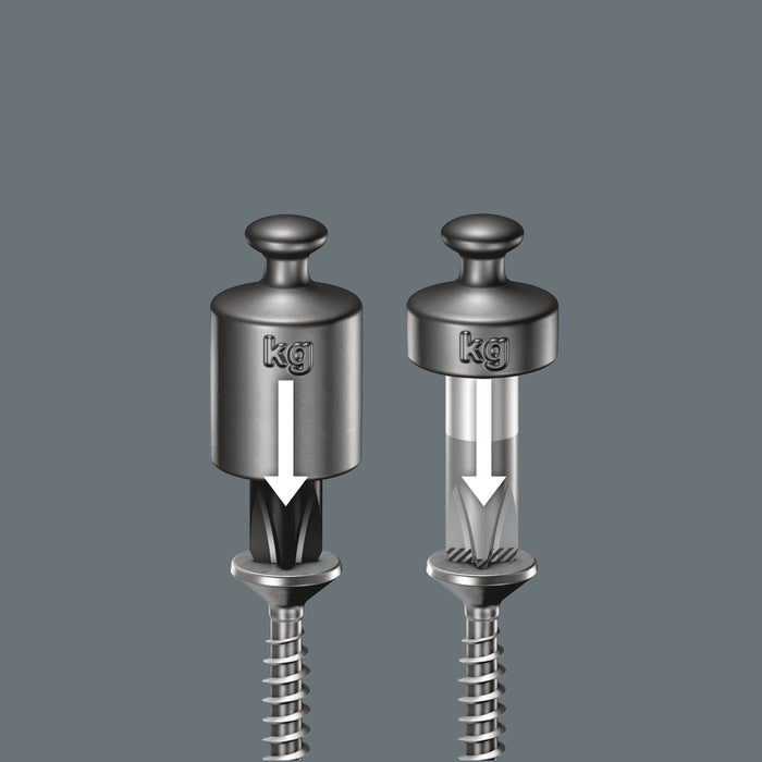Wera 3355 PZ Screwdriver for Pozidriv screws, stainless, PZ 2 x 100 mm