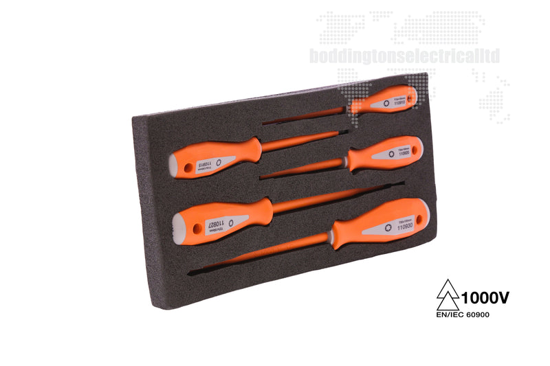 Boddingtons Electrical Premium Insulated 5 Piece TORX Screwdriver Set 6 including Sizes T10-T30 - 110706