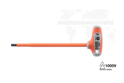 117106 P Handle Insulated Allen Keys, 6mm Point Size, 195mm Blade Length, 235mm Overall Length Tool Monster
