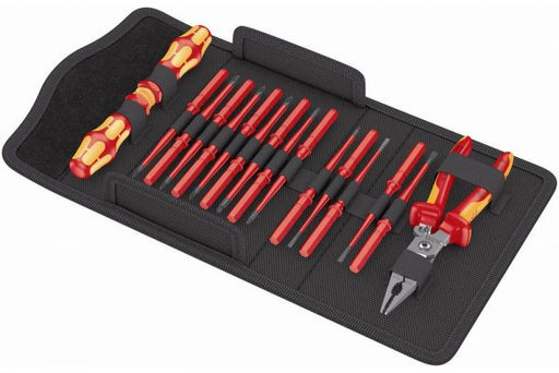 Kraftform Kompakt VDE Interchangeable Extra Slim 1 17 Piece Screwdriver Set with 6-in-1 Knipex VDE Pliers Tool Monster