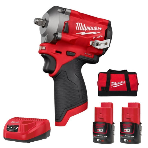 Milwaukee M12 FUEL™ 3/8" Impact Wrench Kit 4933478785 Tool Monster