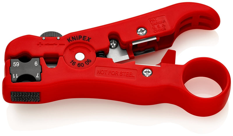 Wire Stripping Tool for Coax & Data Cable - 16 60 06 SB - Tool Monster