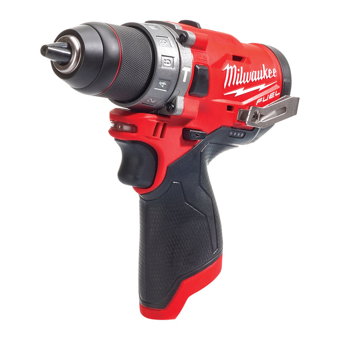 Milwaukee M12 FUEL™ M12FPPBB-202X Twin Pack Hammer Drill w/ Cross Line Laser - 4933478988