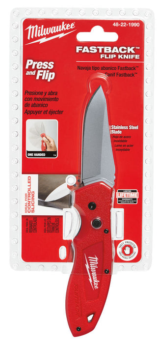 Milwaukee Fastback Smooth Folding Pocket Knife 48221990 Tool Monster