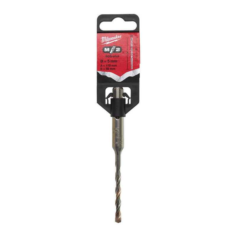 Milwaukee M2 Hammer Drill Bit SDS Plus - Tool Monster
