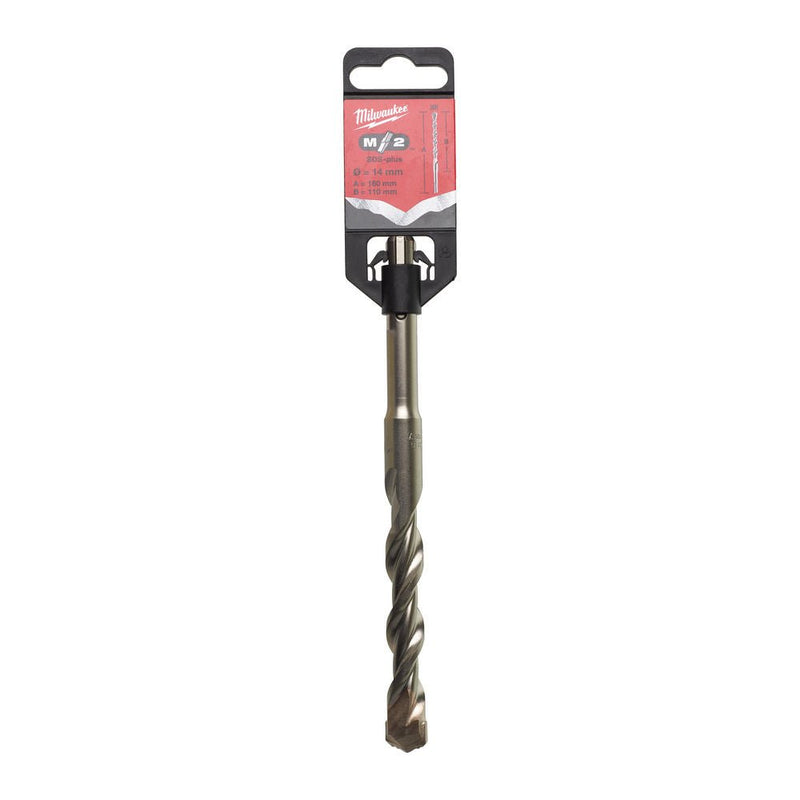 Milwaukee M2 Hammer Drill Bit SDS Plus - Tool Monster