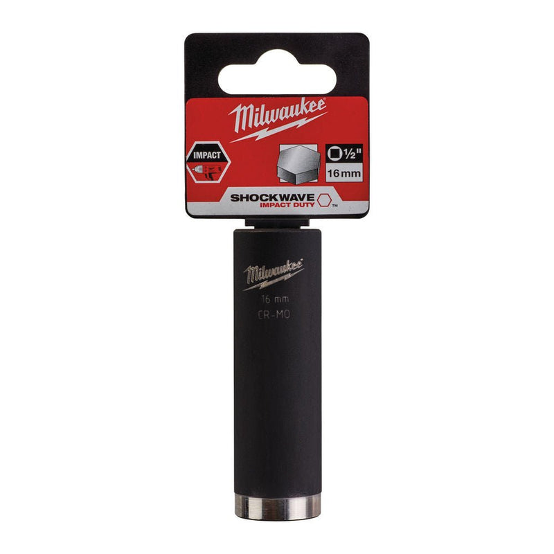 Milwaukee SHOCKWAVE™ Hexagon Impact Socket 1/2in - Tool Monster