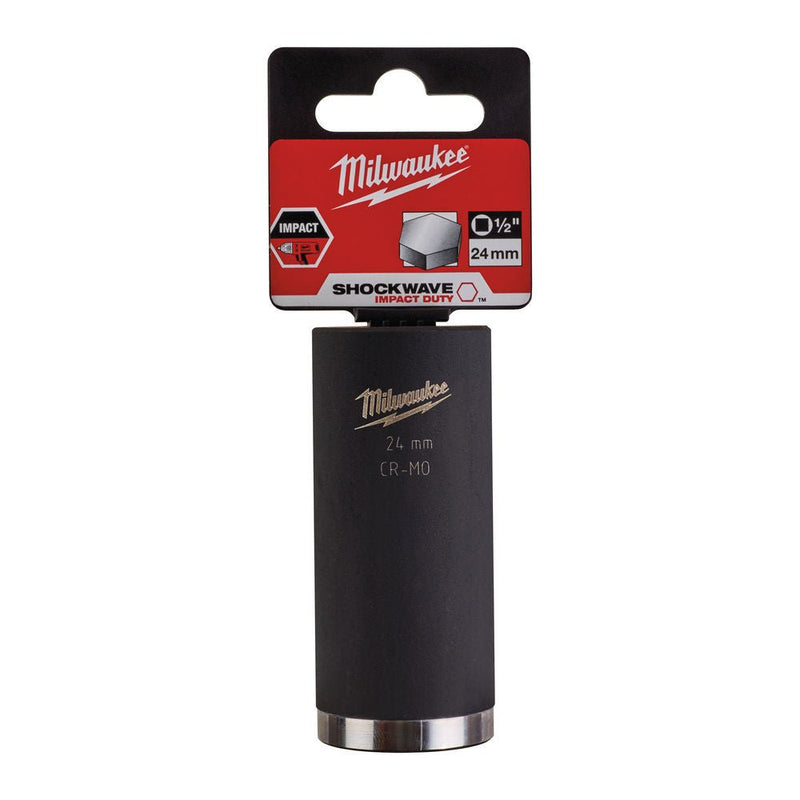 Milwaukee SHOCKWAVE™ Hexagon Impact Socket 1/2in - Tool Monster