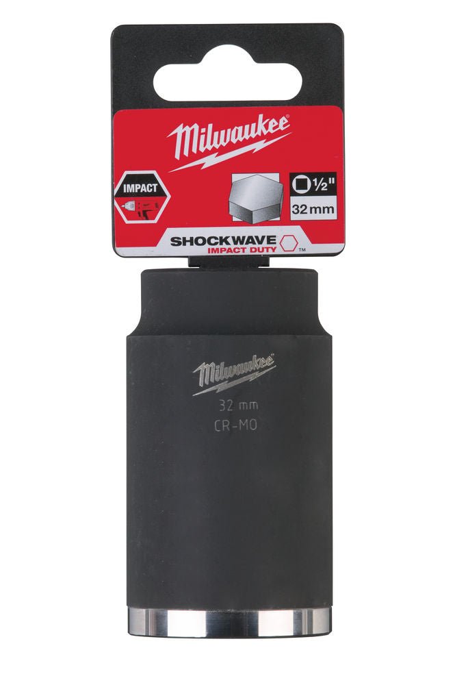 Milwaukee SHOCKWAVE™ Hexagon Impact Socket 1/2in - Tool Monster