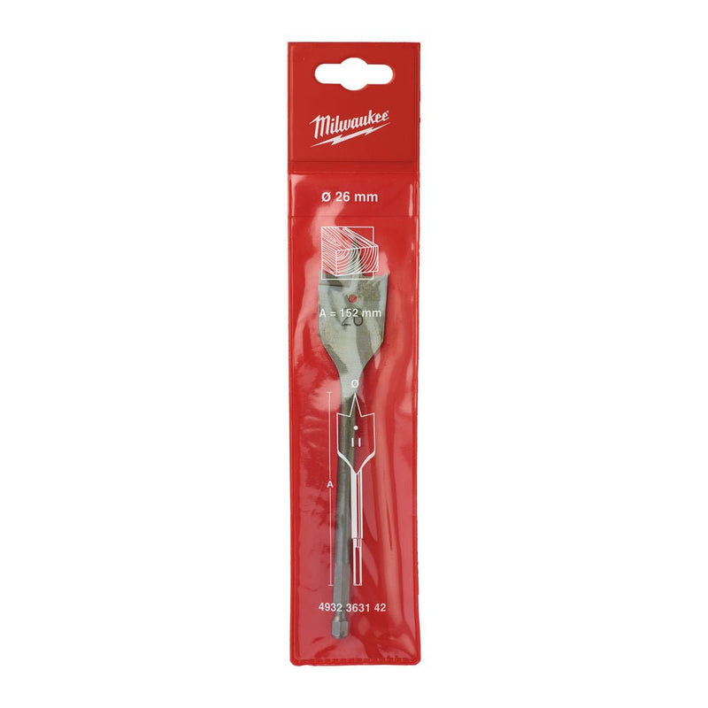 Milwaukee Flat Boring Bit Flat bit - Tool Monster