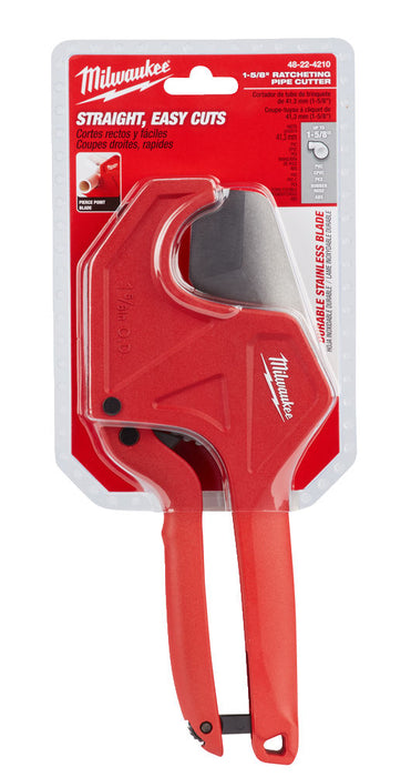 Milwaukee Ratcheting PVC Cutter 42 mm 4932464172 Tool Monster