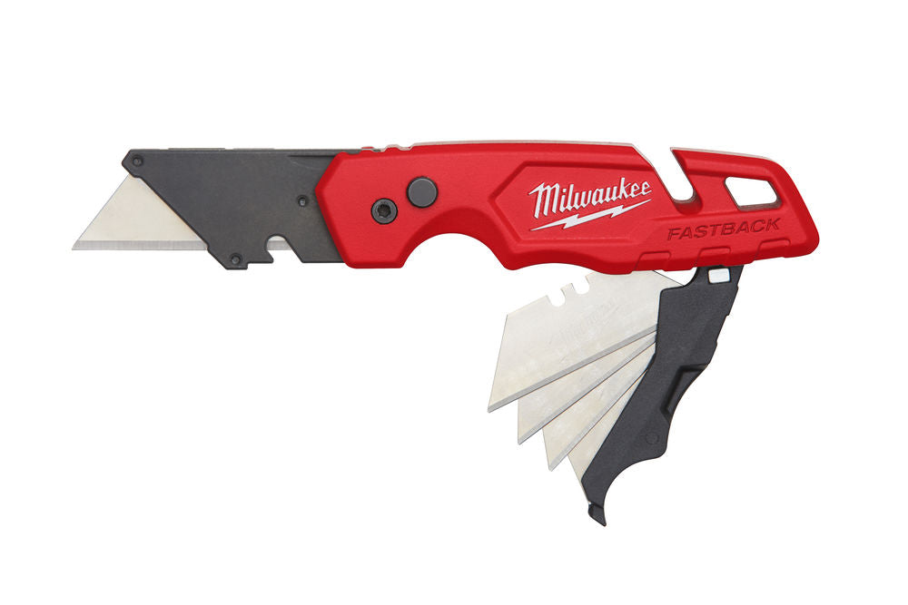 Milwaukee Fastback Flip Utility Knife With Blade Storage 4932471358 Tool Monster