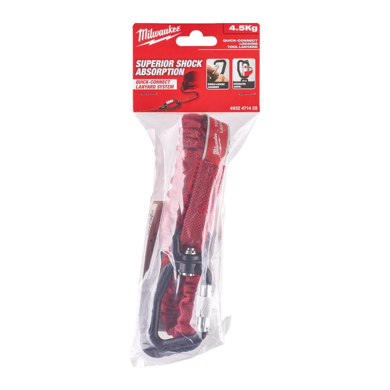 Milwaukee 4.5kg Quick - Connect Locking Tool Lanyard - 1pc - 4932471429 - Tool Monster