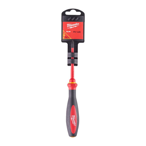 Milwaukee VDE Slim Screwdriver PH1x80 4932471449 - Tool Monster