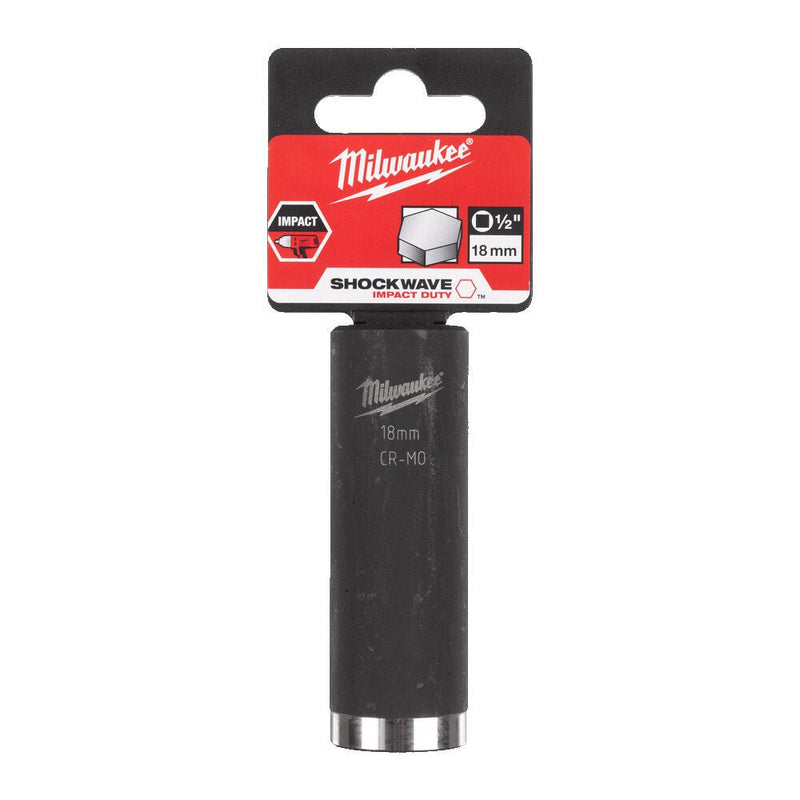 Milwaukee SHOCKWAVE™ Hexagon Impact Socket 1/2in - Tool Monster