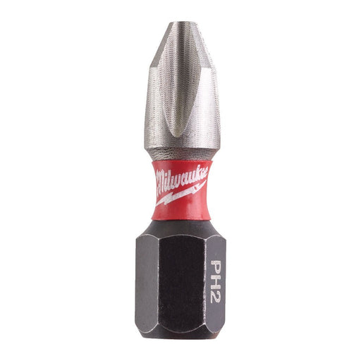 Milwaukee Shockwave™ Impact Duty PH2 x 25mm Screwdriving Bit Set 4932472037 - 25pc - Tool Monster