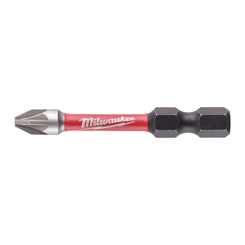 Milwaukee Shockwave™ Impact Duty PZ2 x 50mm Screwdriving Bit Set 10 pc 4932472050 Tool Monster