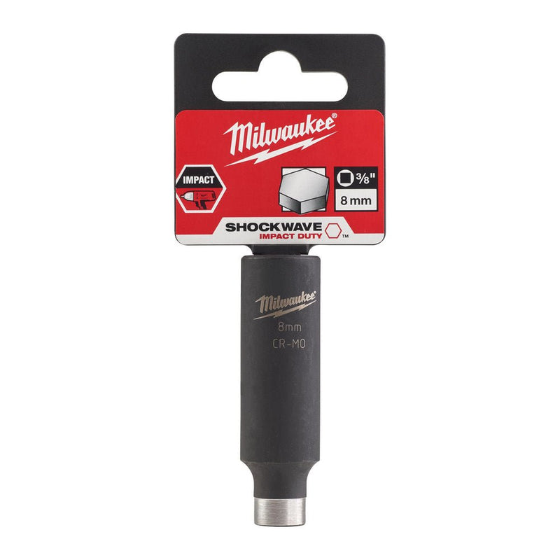 Milwaukee SHOCKWAVE™ Impact Duty 3/8" Drive Deep Impact Socket - Tool Monster
