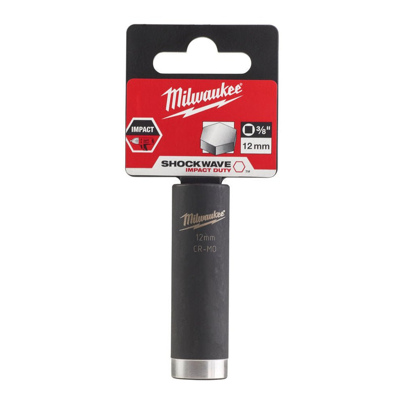 Milwaukee SHOCKWAVE™ Impact Duty 3/8" Drive Deep Impact Socket - Tool Monster