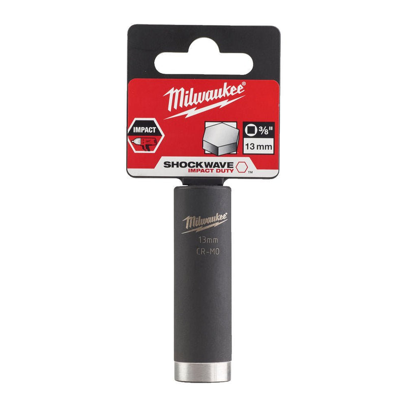 Milwaukee SHOCKWAVE™ Impact Duty 3/8" Drive Deep Impact Socket - Tool Monster