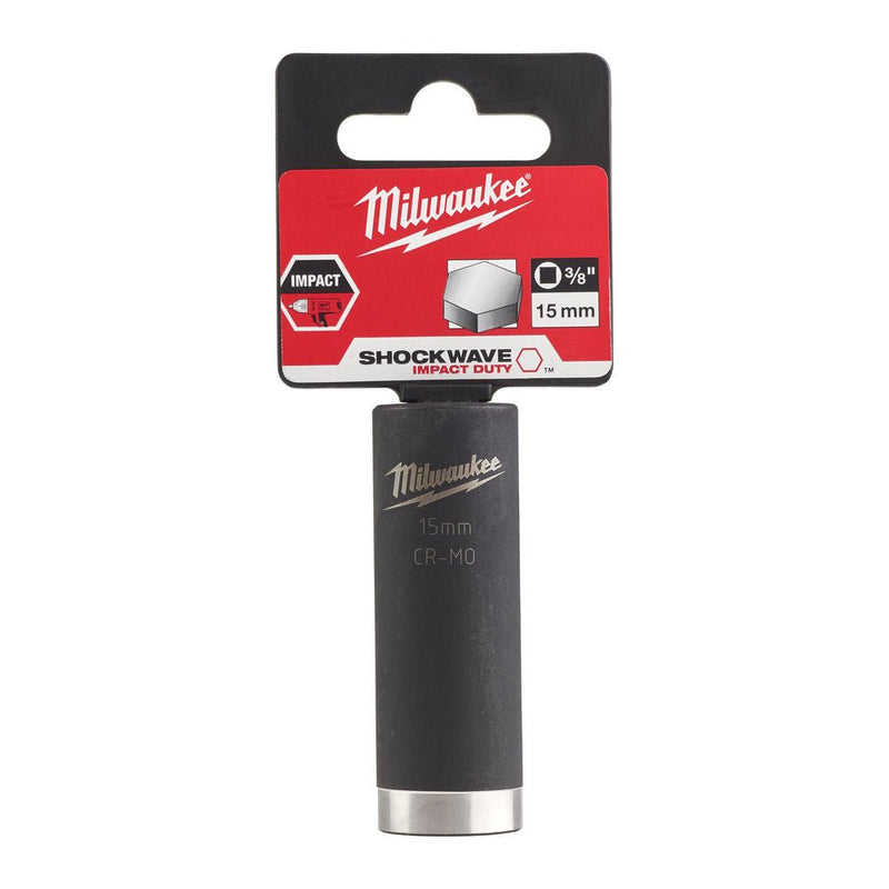 Milwaukee SHOCKWAVE™ Impact Duty 3/8" Drive Deep Impact Socket - Tool Monster