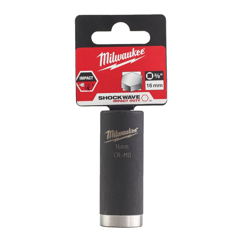 Milwaukee SHOCKWAVE™ Impact Duty 3/8" Drive Deep Impact Socket - Tool Monster