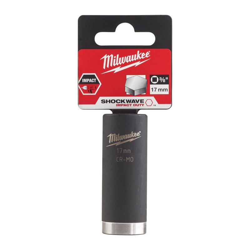Milwaukee SHOCKWAVE™ Impact Duty 3/8" Drive Deep Impact Socket - Tool Monster