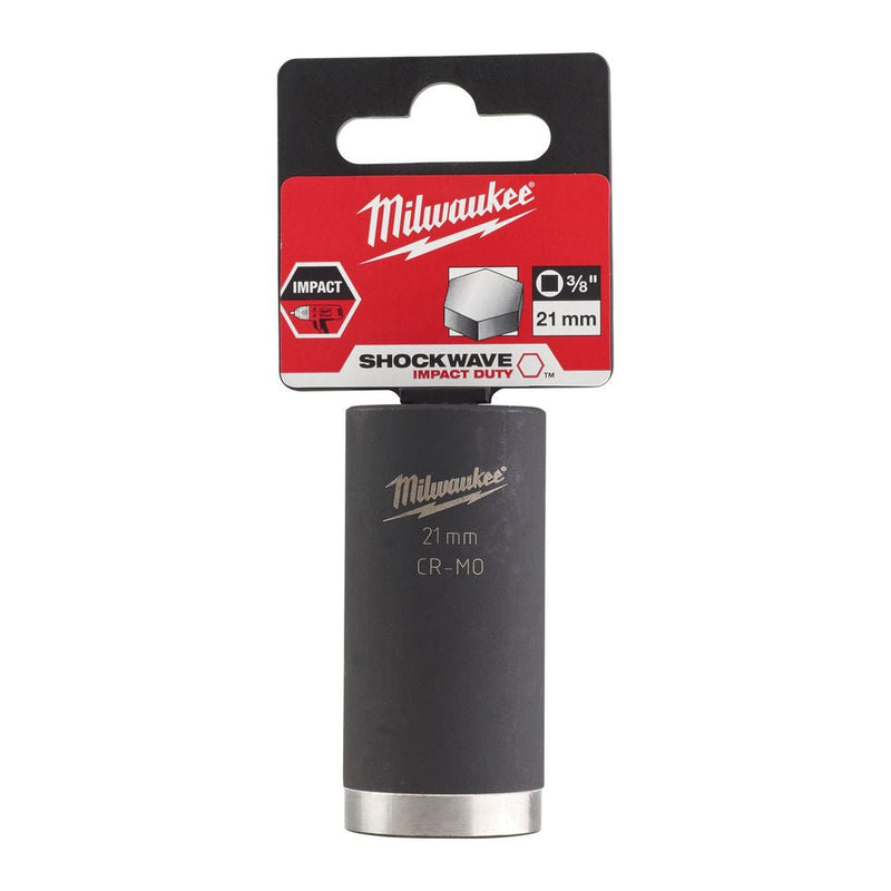 Milwaukee SHOCKWAVE™ Impact Duty 3/8" Drive Deep Impact Socket - Tool Monster