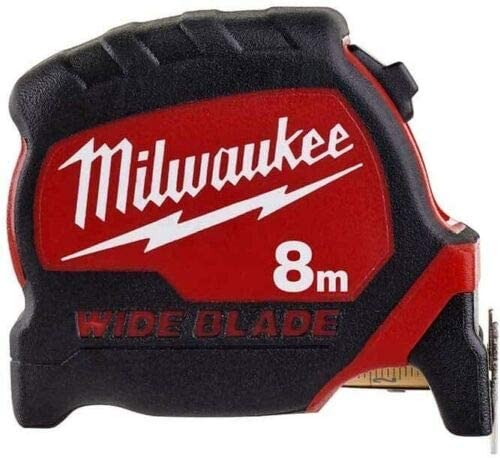 Milwaukee Premium Wide Blade Tape Measure 8m/26ft 4932471818