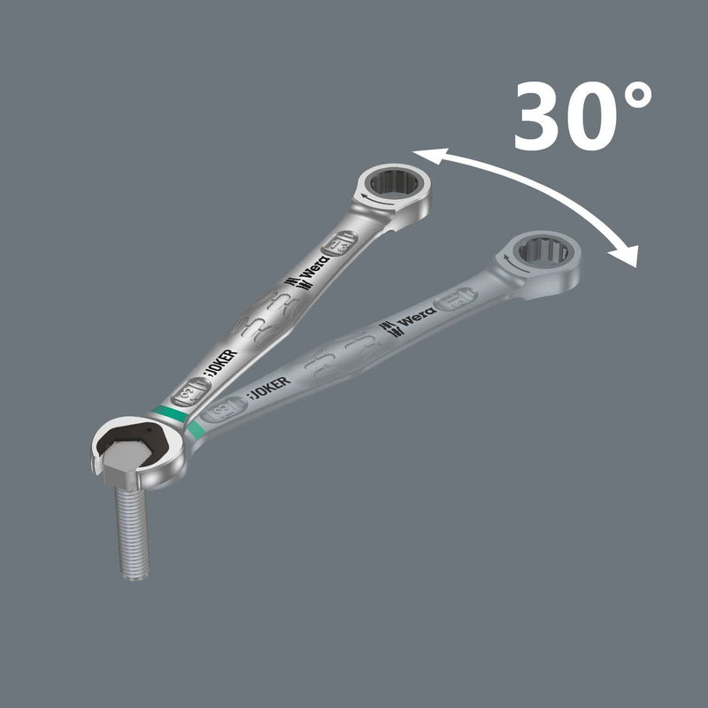 Wera Tools 05073277001 Joker Combination Ratchet Spanner, 17 mm