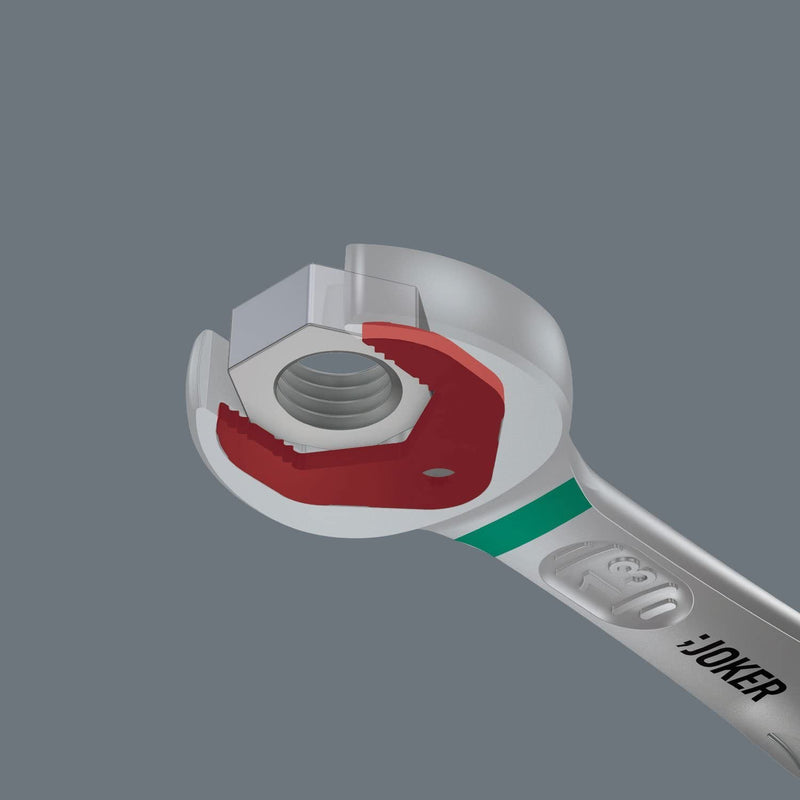 Wera Tools 05073277001 Joker Combination Ratchet Spanner, 17 mm