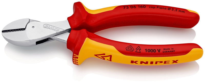 X - Cut® Compact Diagonal Cutter 1000V - insulated 160mm - 73 06 160 - Tool Monster