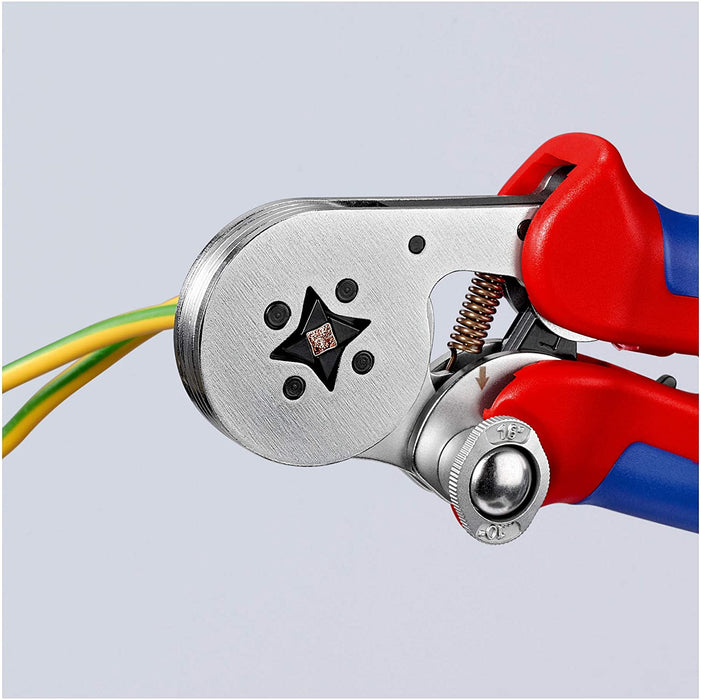 Self-Adjusting Crimping Pliers for wire ferrules with lateral access (180 mm)- 97 55 04