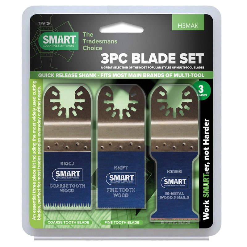 Smart Trade 3 Piece Blade Set - H3MAK - Tool Monster