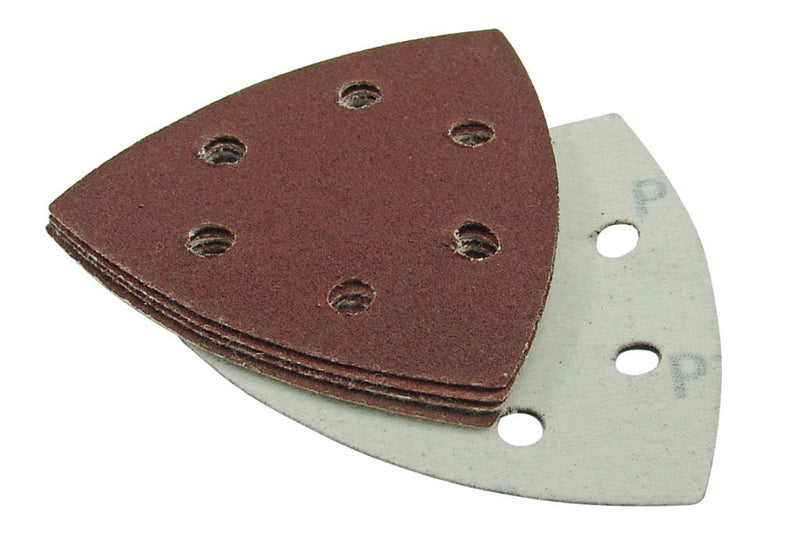 Smart Trade 93mm 40 Grit Triangular Sanding Sheets - 5pk - HS04005 - Tool Monster