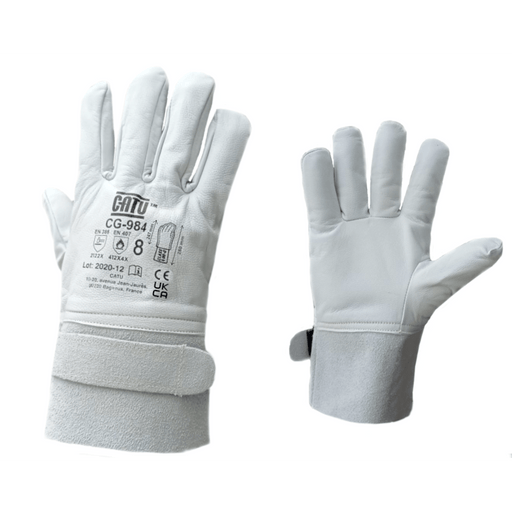 Boddingtons Electrical CATU Short Leather OverGloves for Short Low Voltage Insulating Gloves - CG - 984 - Tool Monster