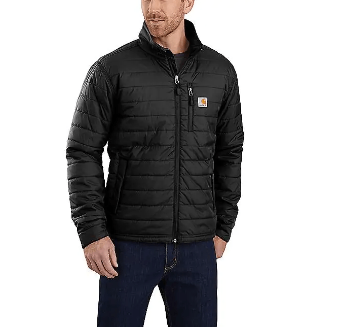 Carhartt® Rain Defender® Relaxed Fit Lightweight Insulated Jacket Black 102208 - Tool Monster