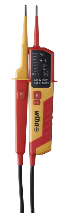 Wiha Voltage and Continuity Tester 12 - 1,000 V AC, CAT IV