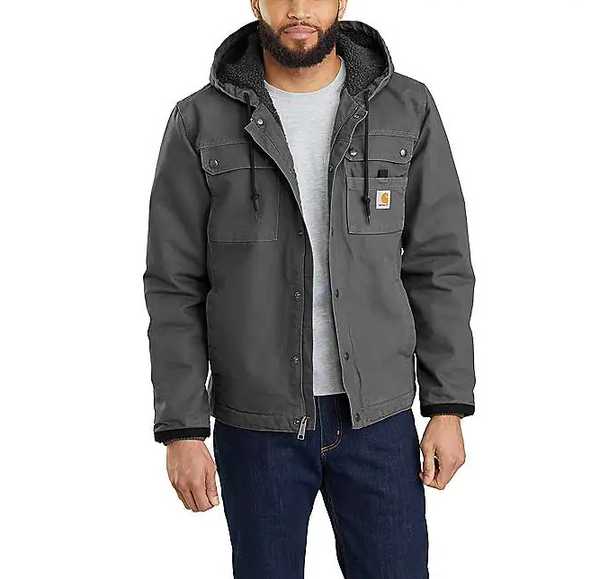Carhartt® Relaxed Fit Washed Duck Shepra-Lined Utility Jacket #103826 — Tool  Monster